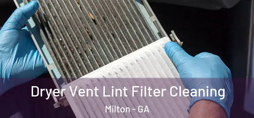  Dryer Vent Lint Filter Cleaning Milton - GA